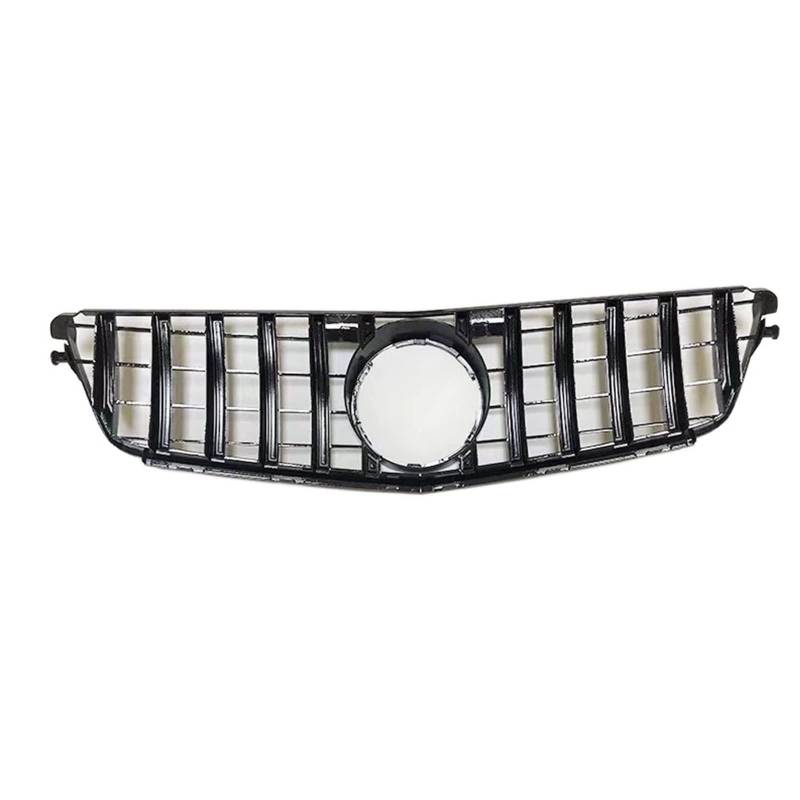 für Mercedes Benz Classe C W204 C180 C200 C300 2008 2009 2010 2011 2012 2013 2014 GT Auto Front Kühlergrille,Auto Frontstoßstange Radiator Kühlergrille Dekoration,Ersatz Zubehör.,C-Nero von UNCLE LIAO