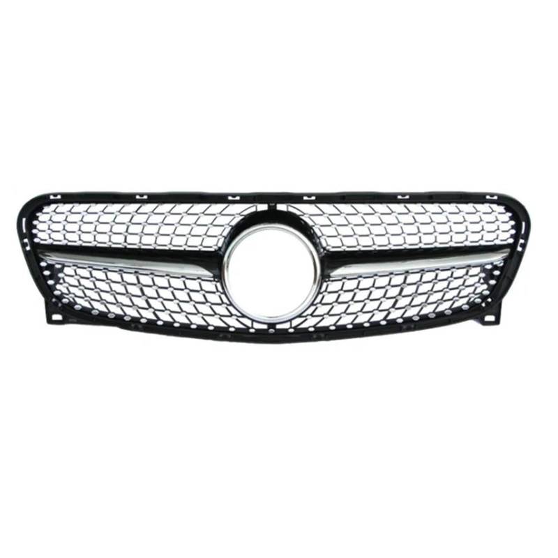 für Mercedes Benz GLA-Class X156 GLA180 GLA200 GLA250 GLA45 2014 2015 2016 Auto Front Kühlergrille,Auto Frontstoßstange Radiator Kühlergrille Dekoration,Ersatz Zubehör.,A-Black von UNCLE LIAO