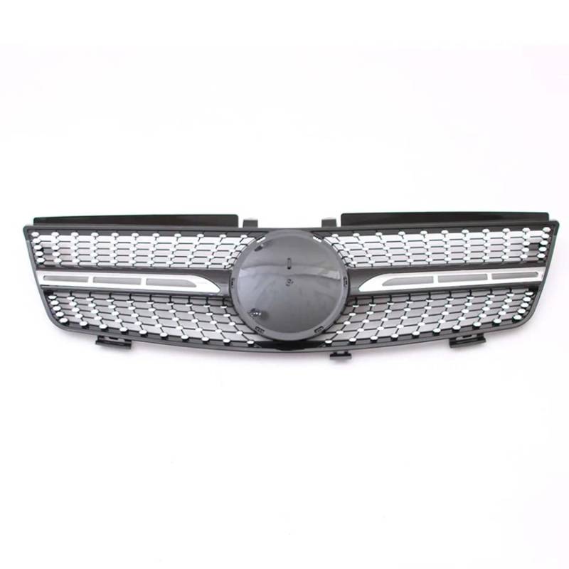 für Mercedes Benz ML W164 2005-2008 ML320 ML350 ML500 AMG GTR Auto Front Kühlergrille,Auto Frontstoßstange Radiator Kühlergrille Dekoration,Ersatz Zubehör.,A-Diamond-Chrome Black von UNCLE LIAO