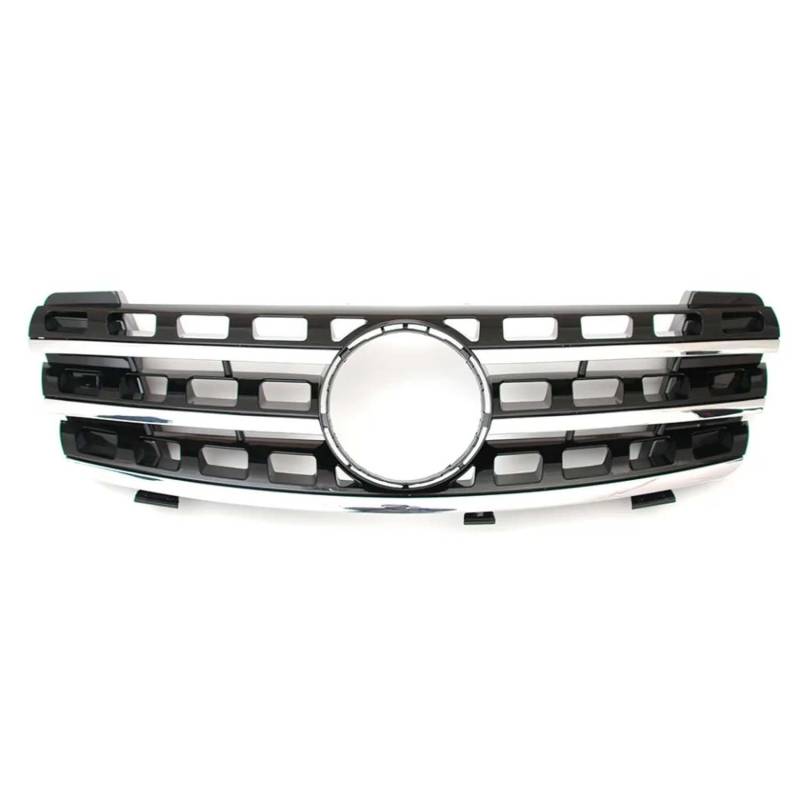 für Mercedes Benz ML W164 2005-2008 ML320 ML350 ML500 AMG GTR Auto Front Kühlergrille,Auto Frontstoßstange Radiator Kühlergrille Dekoration,Ersatz Zubehör.,B-AMG-Chrome Black von UNCLE LIAO