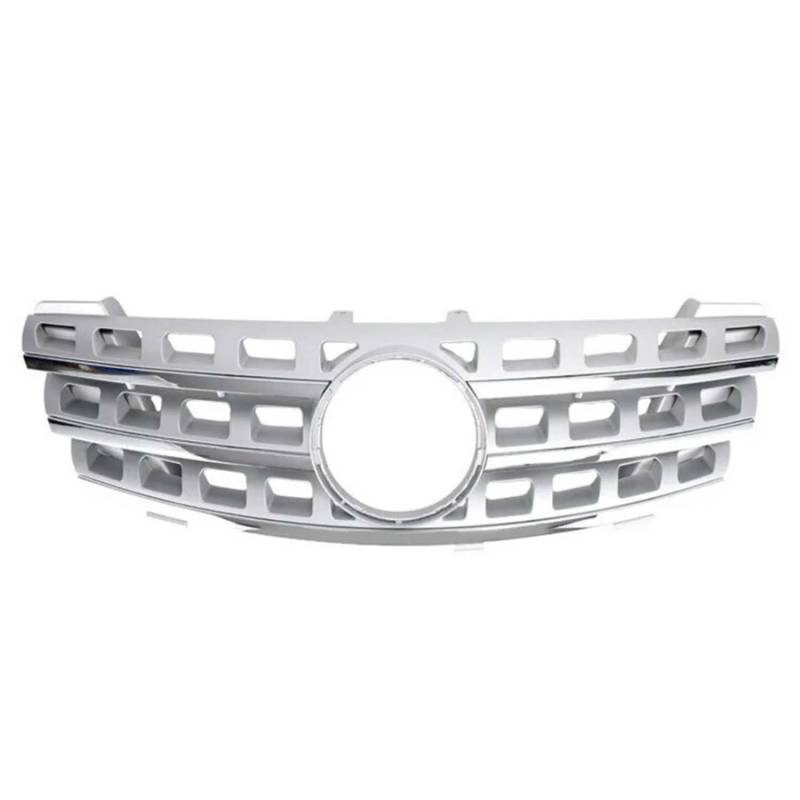 für Mercedes Benz ML W164 2005-2008 ML320 ML350 ML500 AMG GTR Auto Front Kühlergrille,Auto Frontstoßstange Radiator Kühlergrille Dekoration,Ersatz Zubehör.,C-AMG-Chrome Silver von UNCLE LIAO