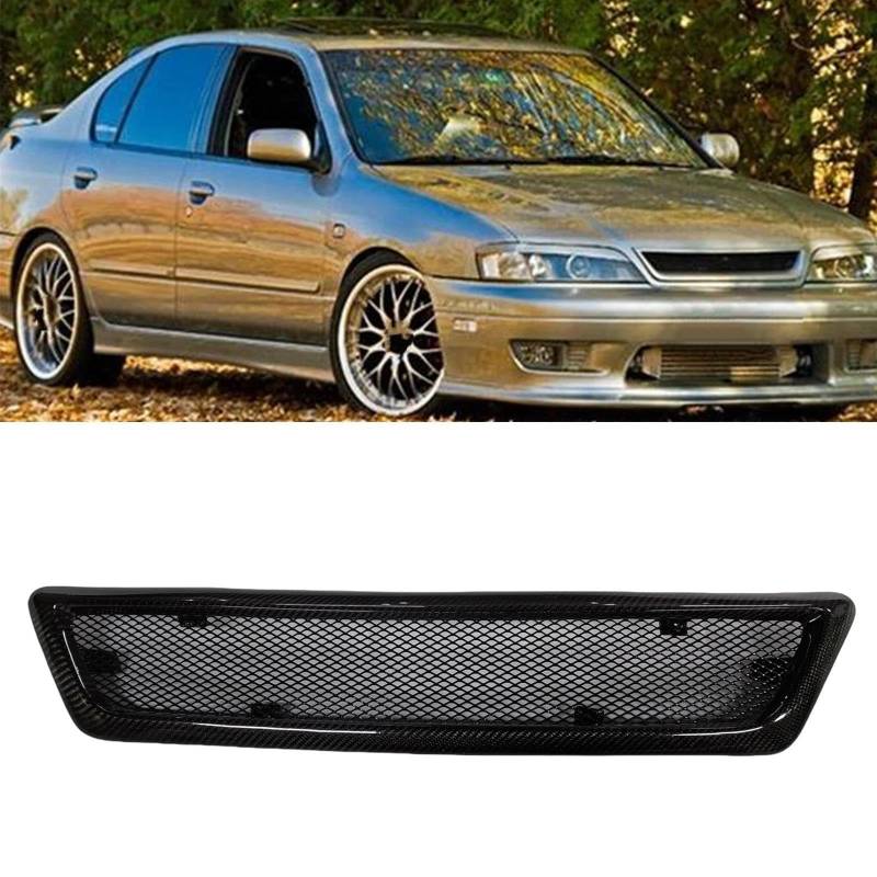 für Nissan Primera 1999-2002 Auto Front Kühlergrille,Auto Frontstoßstange Radiator Kühlergrille Dekoration,Ersatz Zubehör. von UNCLE LIAO