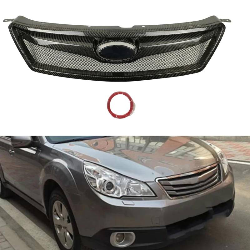 für Subaru Outback BR 2010 2011 2012 Auto Front Kühlergrille,Auto Frontstoßstange Radiator Kühlergrille Dekoration,Ersatz Zubehör.,A von UNCLE LIAO