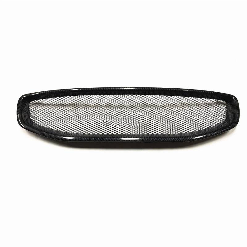 für Volvo V60 2011 2012 2013 Wagon Sport Auto Front Kühlergrille,Auto Frontstoßstange Radiator Kühlergrille Dekoration,Ersatz Zubehör.,B-Fibra Di Carbonio von UNCLE LIAO