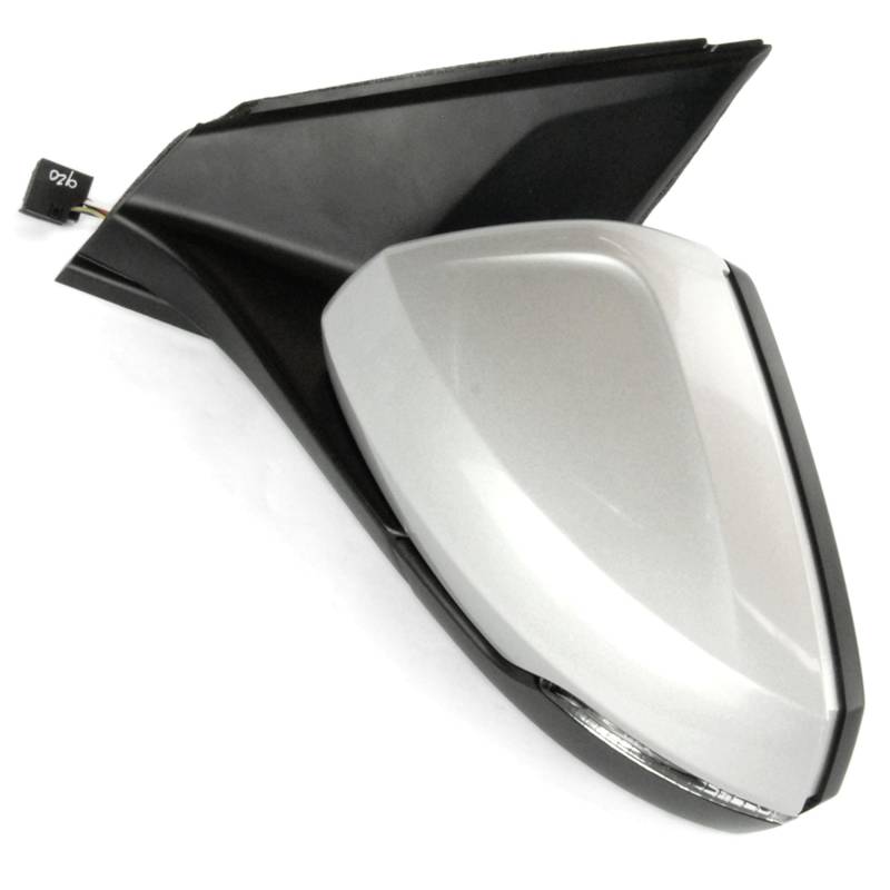 Underground Parts Kompletter Außenspiegel für VW Polo MK6, silberfarben lackiert von UNDERGROUND PARTS