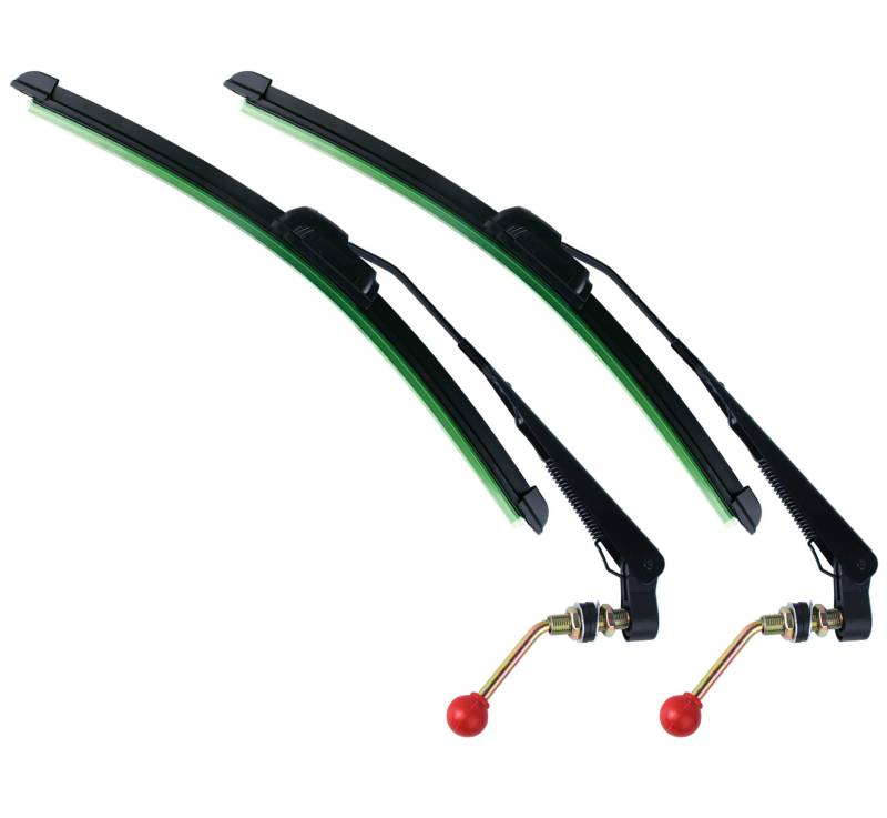 UNIGT Manuelles Scheibenwischer-Set, kompatibel mit UTV, handbetriebene Scheibenwischerblätter für Polairs RZR Pro Ranger Honda Pioneer Maverick X3 Commander von UNIGT