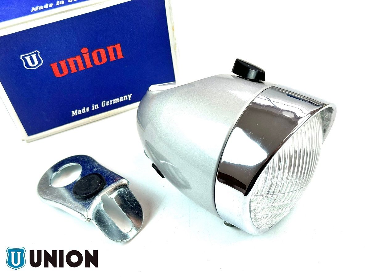 Union Eierlampe mit Schalter (mittige Befestigung) NOS Scheinwerfer rund von UNION