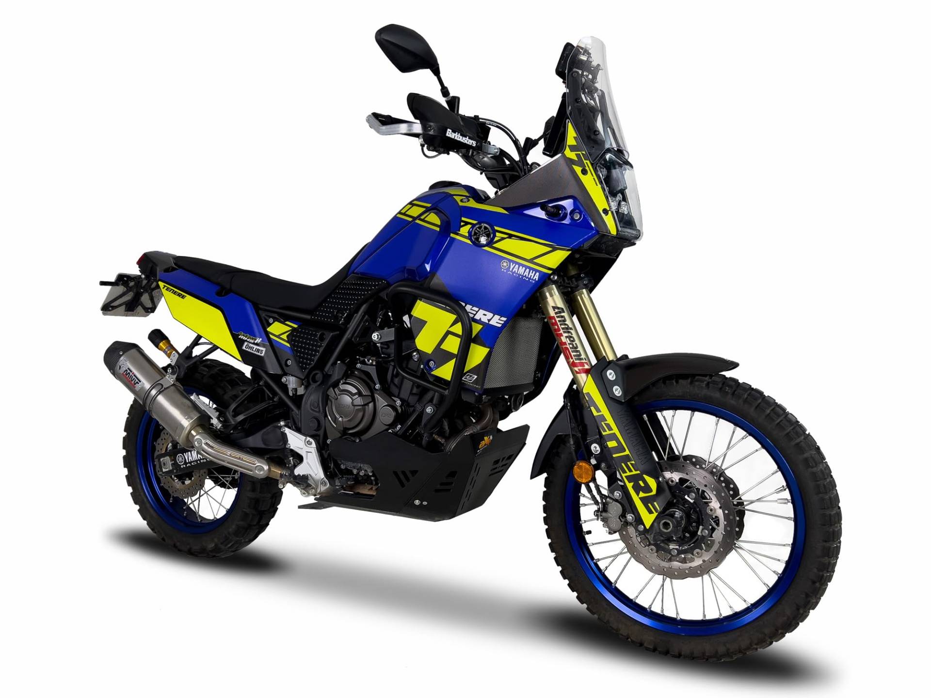 Dekorations-, Griff- und Schutzset für Yamaha Tenere 700 2019-23. 60th Anniversary. Racing von UNIRACING
