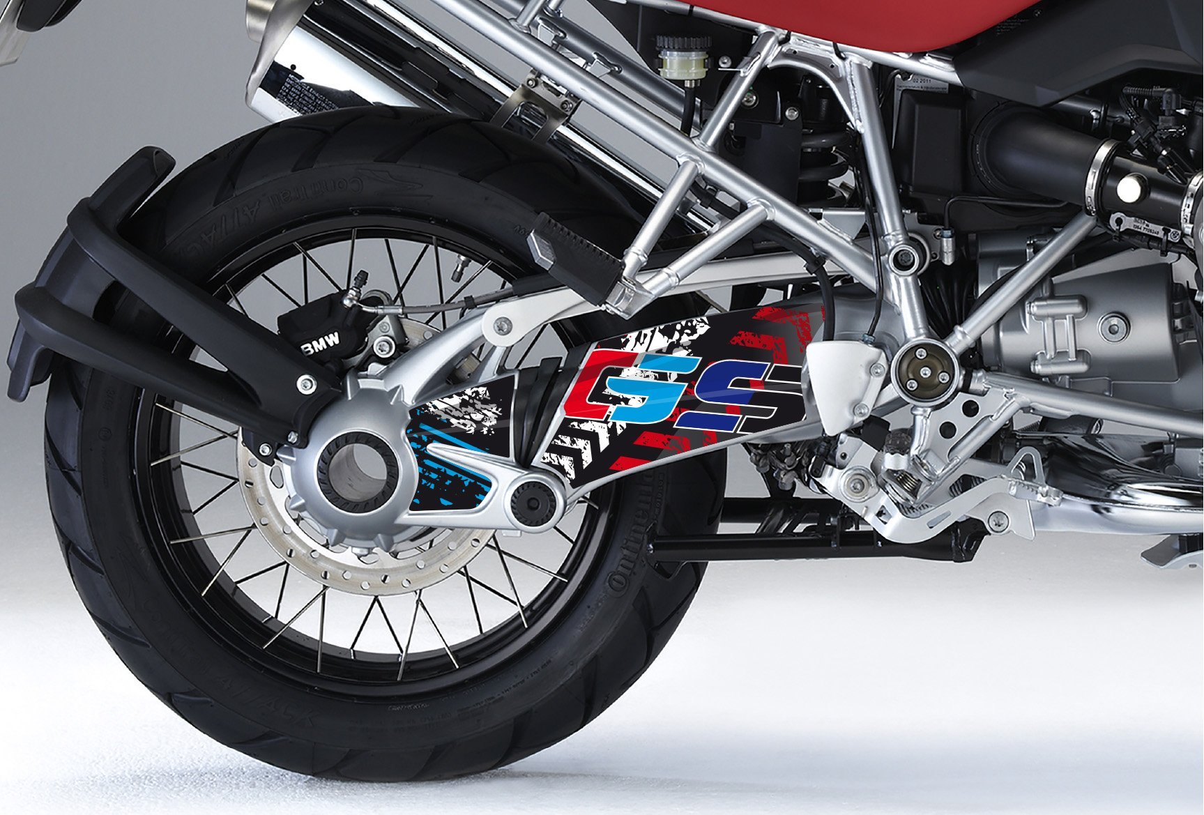 Schwinge dekoration schutz aufkleber kit Uniracing BMW R1200 04-'12, R1200GS Adv. '04-13', grunge Schwinge dekoration schutz aufkleber kit Uniracing BMW R1200 04-'12, R1200GS Adv. '04-13', grunge von UNIRACING
