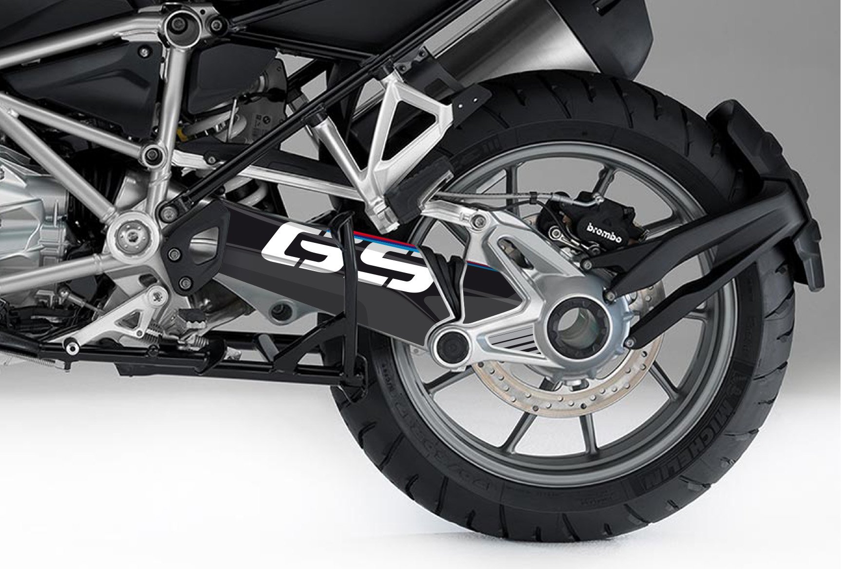 Schwinge dekoration schutz aufkleber kit Uniracing BMW R1200GS LC '13-'18, R1200GS Adv. LC '14-'18, R1250GS-Adv., schwarz Schwinge dekoration schutz aufkleber kit Uniracing BMW R1200GS LC '13-'18, R1200GS Adv. LC '14-'18, R1250GS-Adv., schwarz von UNIRACING