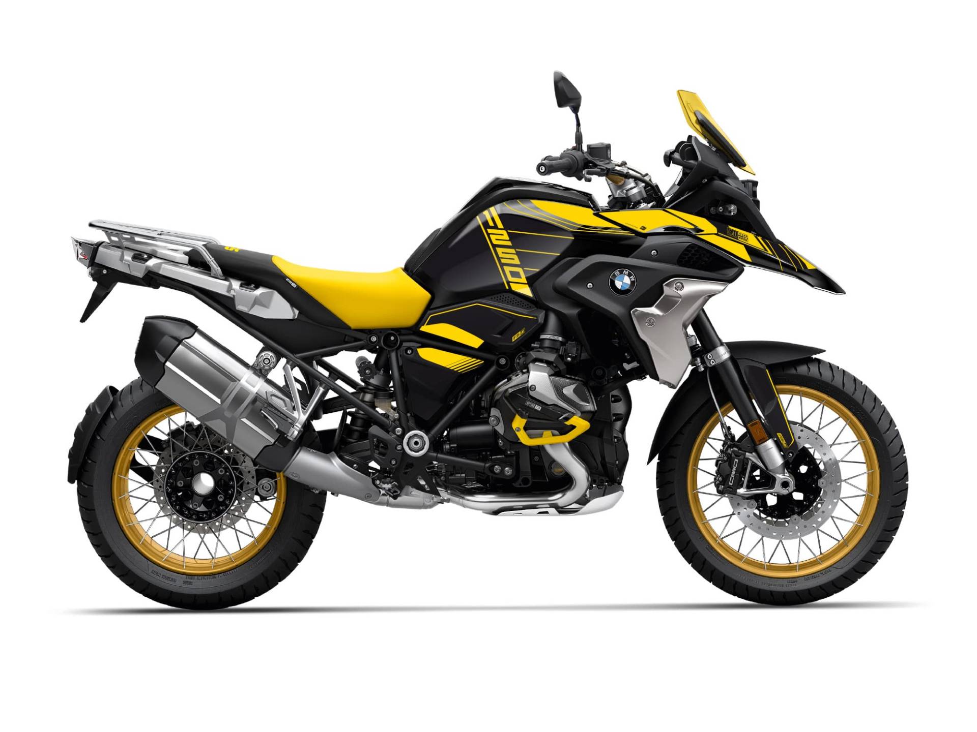UNIRACING Dekoration Schutz Aufkleber Kit für BMW R1250 GS 2019-23 40th Anniversary, Bee Gelb UNIRACING Dekoration Schutz Aufkleber Kit für BMW R1250 GS 2019-23 40th Anniversary, Bee Gelb von UNIRACING