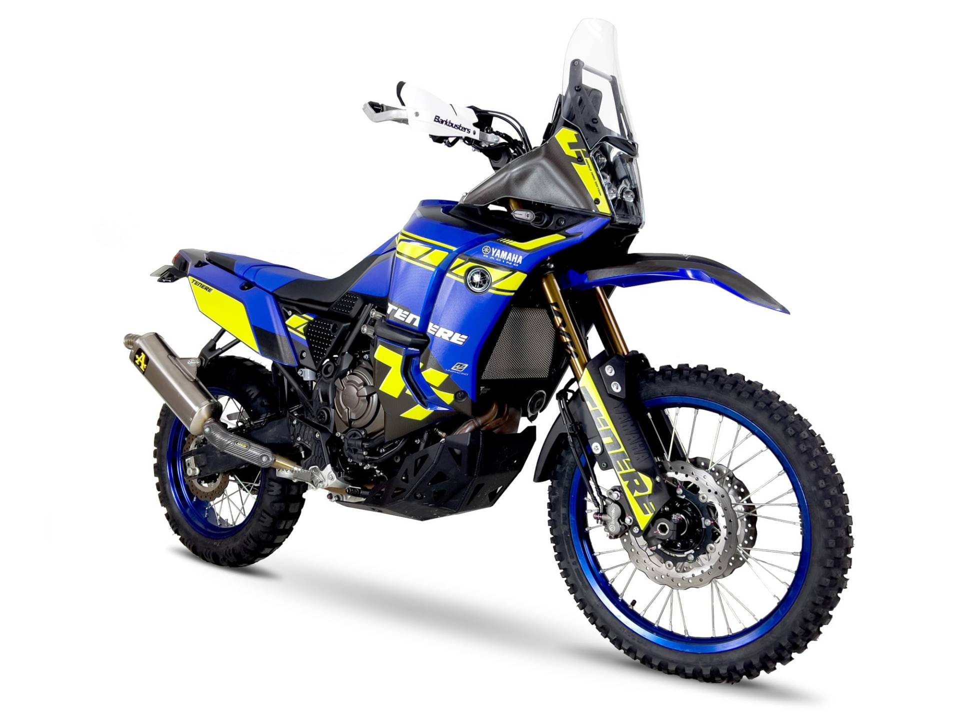 UNIRACING Dekorations-, Griff- und Schutzset für Yamaha Tenere 700 World Raid 2022-24. 60th Anniversary. Racing von UNIRACING