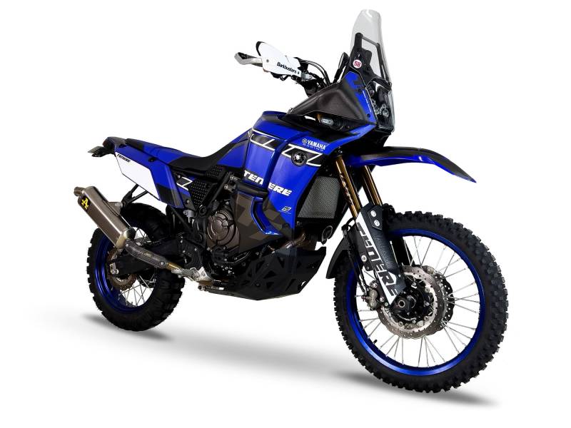 UNIRACING Dekorations-, Griff- und Schutzset für Yamaha Tenere 700 World Raid 2022-24. 60th Anniversary. Standard von UNIRACING