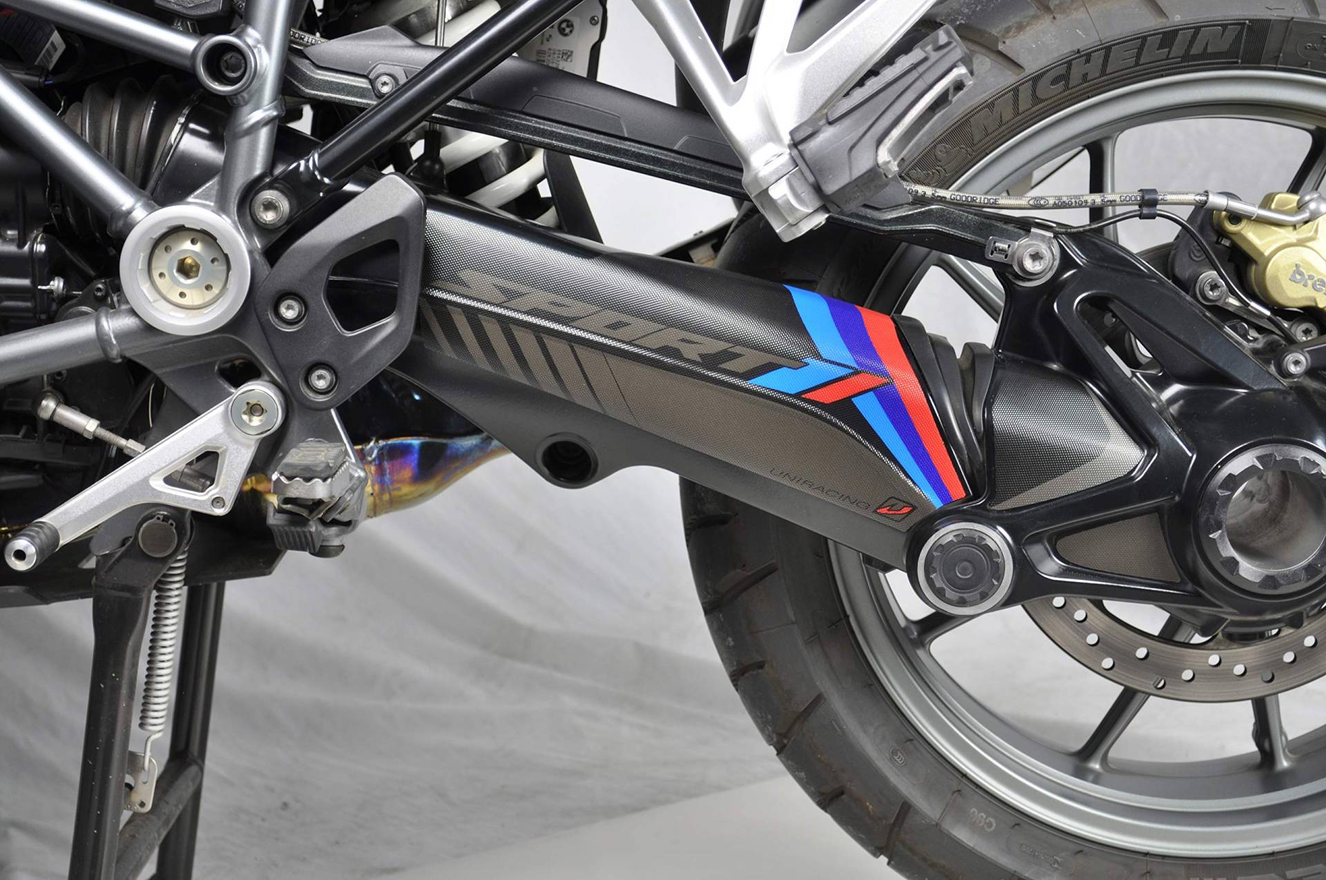 Uniracing Schwinge Dekoration Schutz Aufkleber Kit K47946 BMW 13, R1200GS ADV. LC '14-'18, R1250GS-Adv, Schwarz Motorsport Uniracing Schwinge Dekoration Schutz Aufkleber Kit K47946 BMW 13, R1200GS ADV. LC '14-'18, R1250GS-Adv, Schwarz Motorsport von UNIRACING