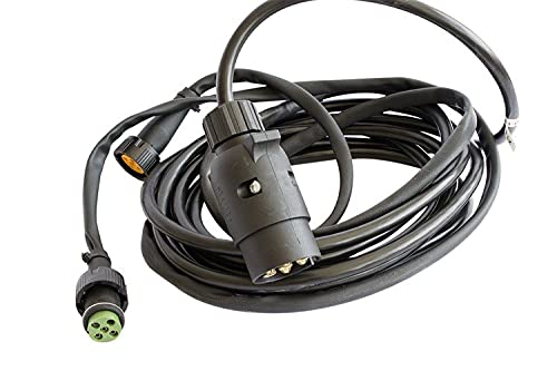 MANTES Anhänger Kabelsatz 7 Meter - Professionelles Set mit 7-poligem Stecker und 5-poligen Bajonettsteckern - 12V/24V kompatibel von UNITRAILER
