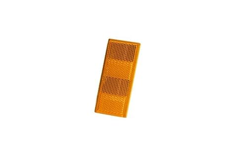UNITRAILER 1 x Reflektor Aufkleber orange für Anhänger von UNITRAILER