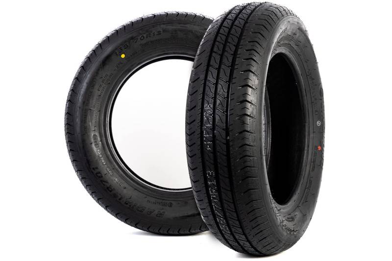Ganzjahresreifen Set: 2X 155/70 R13 75N Linglong Anhängerreifen UNITRAILER von UNITRAILER
