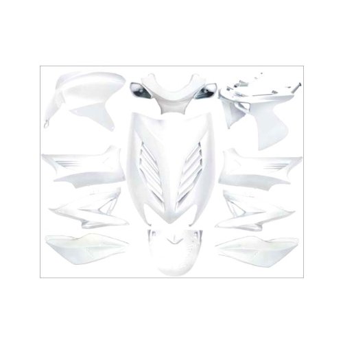 Verkleidungsset 11 Teilig, DMP für Yamaha Aerox, MBK Nitro, Weiss von UNKNOWN