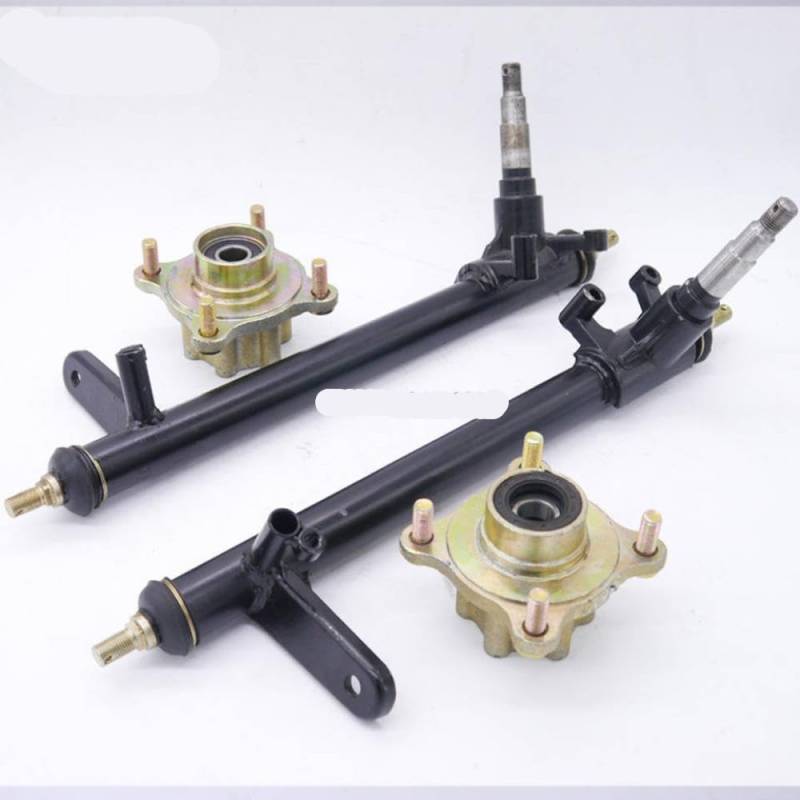 1 Set 420 mm Lenkung Knöchel Strebe Spindle Wheel CD Hub kompatibel mit 150cc 200c 250 Go Kart Buggy Karting Bike Teile von UNRRZLCA