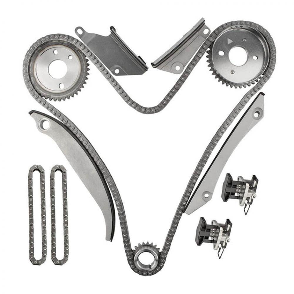 Timing Chain Kit Kit kompatibel mit 2,7L V6 Gas DOHC Kompatibel mit 300 Ladegerät Stratus Intrepid Concorde Sebring 2002-2007 Timing Chain Kit Kit kompatibel mit 2,7L V6 Gas DOHC Kompatibel mit 300 Ladegerät Stratus Intrepid Concorde Sebring 2002-2007 von UNRRZLCA