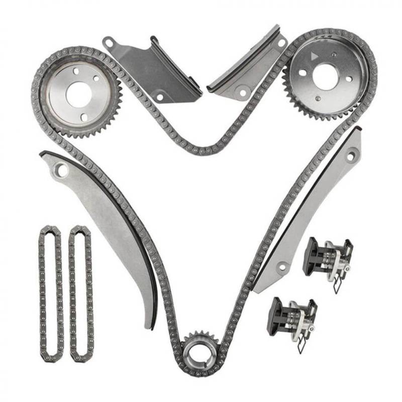 Timing Chain Kit Kit kompatibel mit 2,7L V6 Gas DOHC Kompatibel mit 300 Ladegerät Stratus Intrepid Concorde Sebring 2002-2007 von UNRRZLCA
