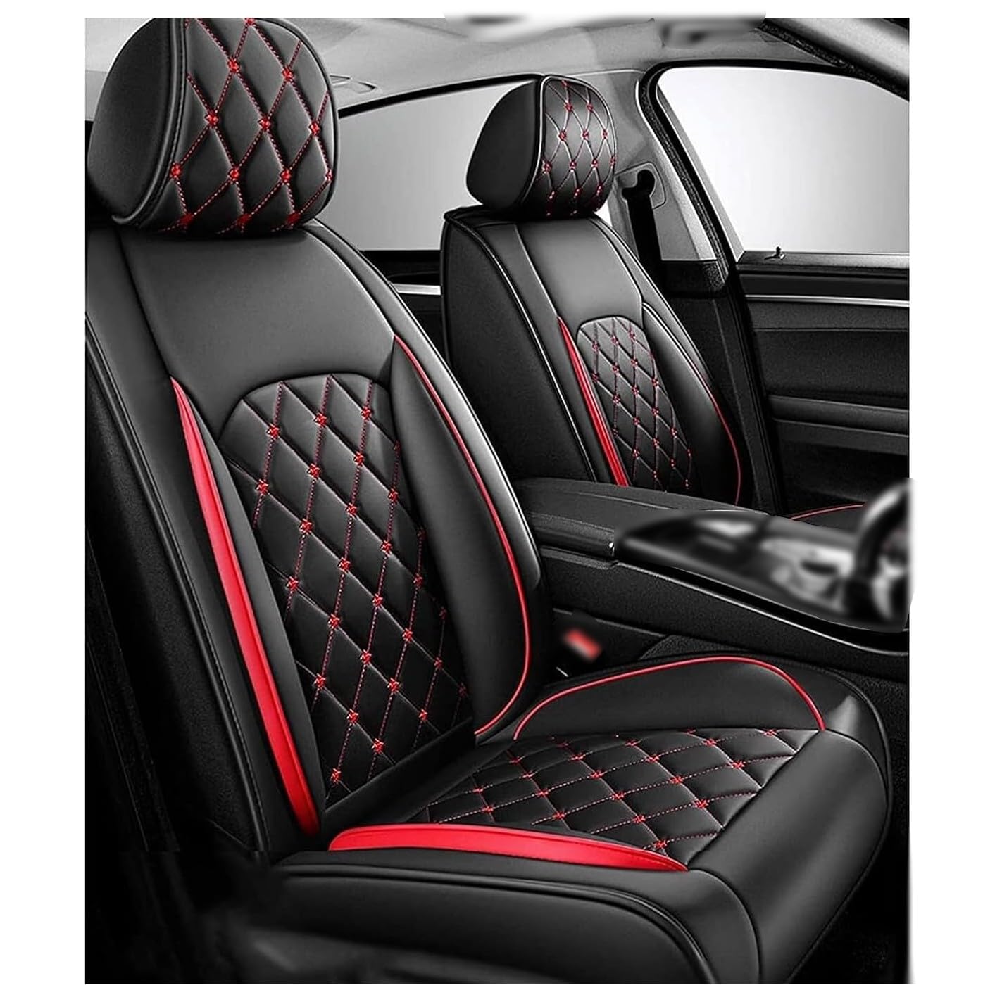 UNbit Full Set Auto Sitzbezüge für Audi A6 C7 Saloon(2011-2018),Schützen Sie Ihre Sitze vor den Auswirkungen von Schmutz, Schweiß und Verschleiß von UNbit
