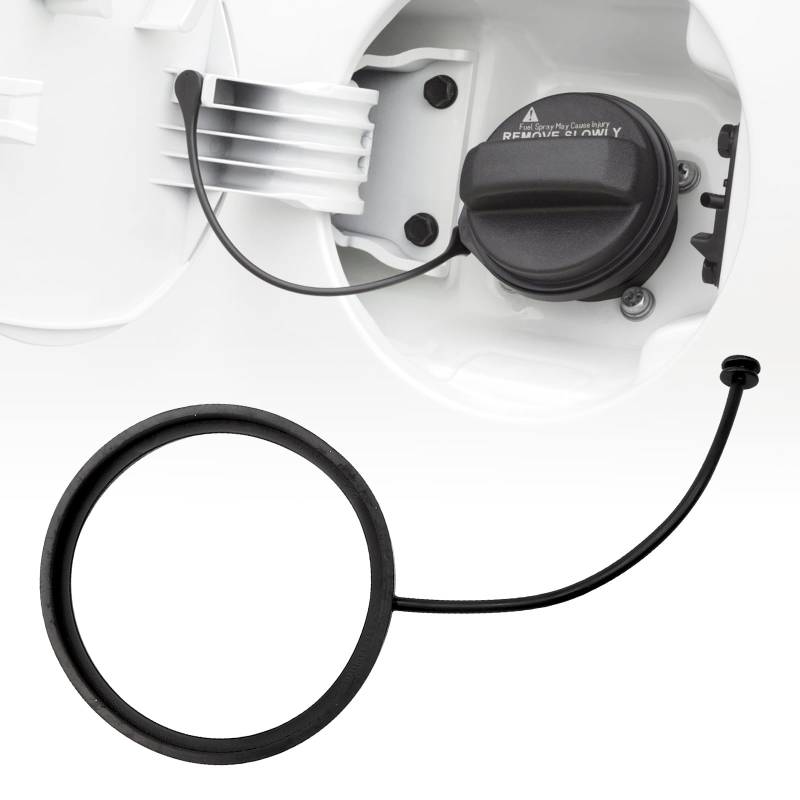 UOCAI Tankdeckel Halteband,Auto Kraftstofftankdecke Linie,Tankdeckel Gummi Linie,16117222330 Tankdeckelleitung,Tankdeckel mit Kabel,Tankdeckel Gummiband für BMW X1 X3 X4 X5 X6 Z4 E70 E46 E90 E39 E87 von UOCAI