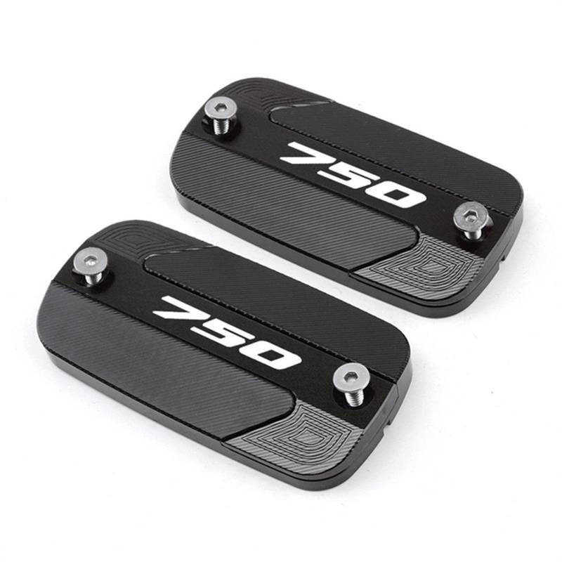 UPGENT Für Honda Forza 750 FORZA750 Forza750 Zubehör Bremsflüssigkeitsbehälter Vorne Bremsflüssigkeitsbehälter Abdeckung Ölbecherkappe (Farbe : Black 1 Pair, Größe : 1) von UPGENT