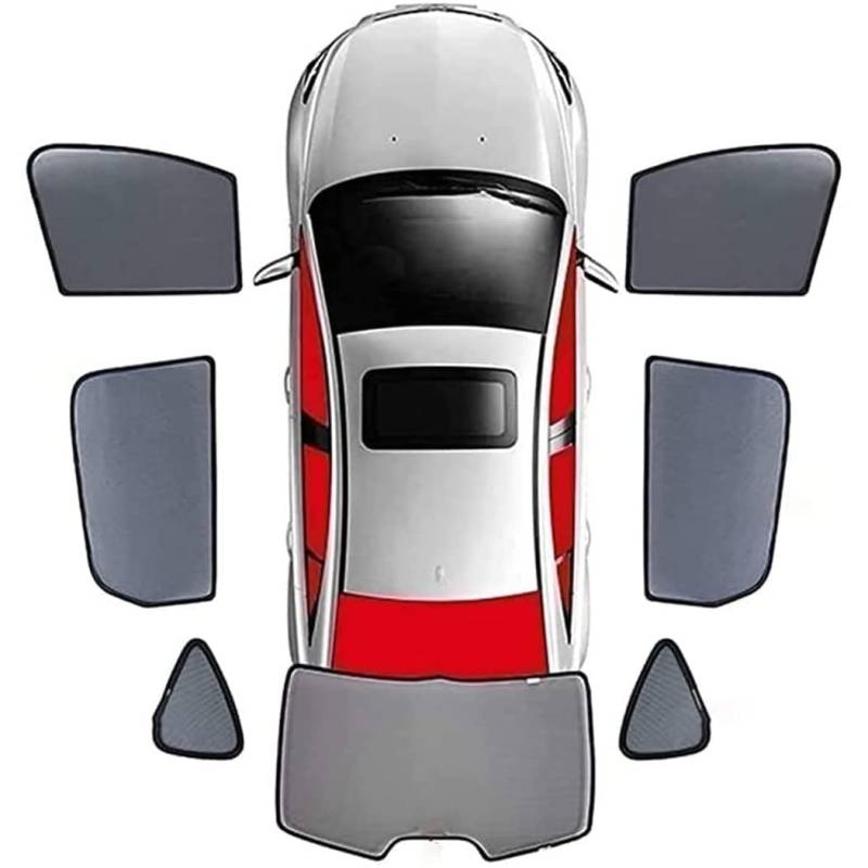 Auto Seitenscheibe Sonnenschutz Kompatibel mit für Jaguar XF -2013 Uv-Schutz,F von UPIKIT