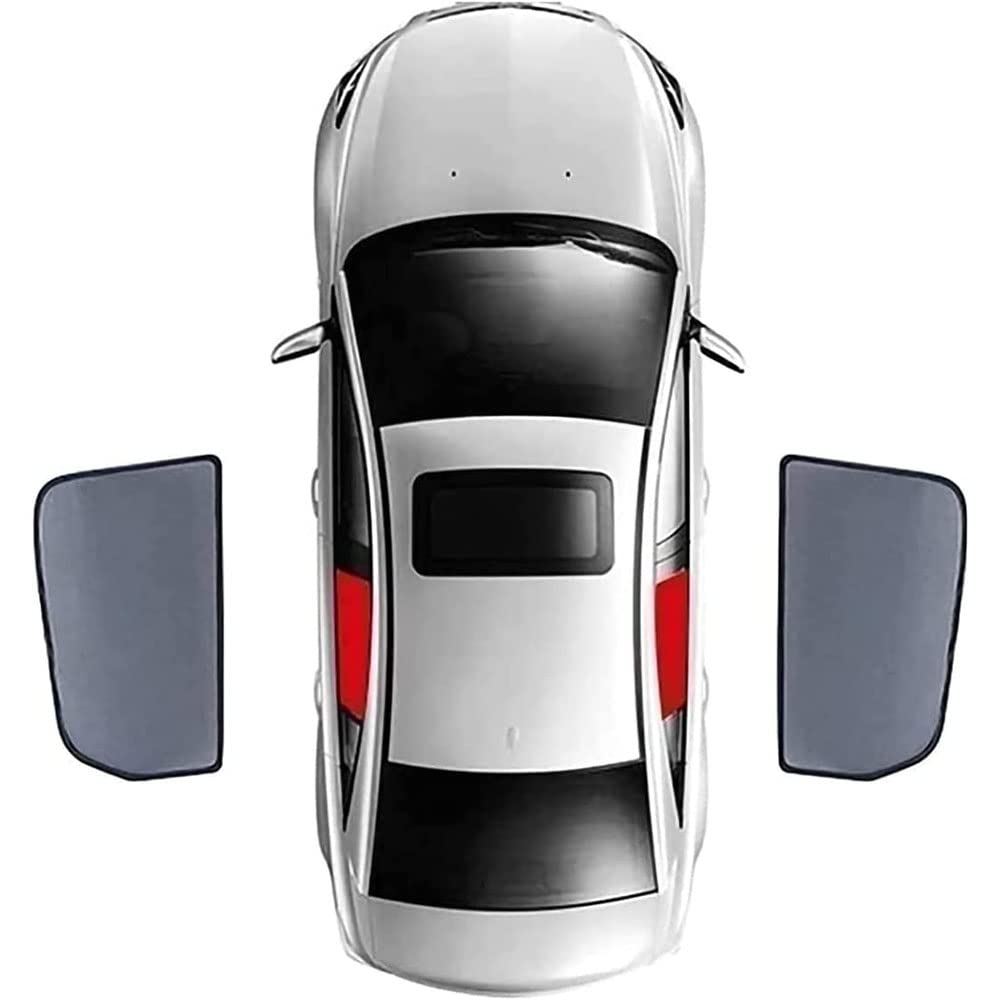 Auto Seitenscheibe Sonnenschutz Kompatibel mit für Renault CAPTUR 2019-2023 Uv-Schutz, B-Rear Side Window von UPIKIT