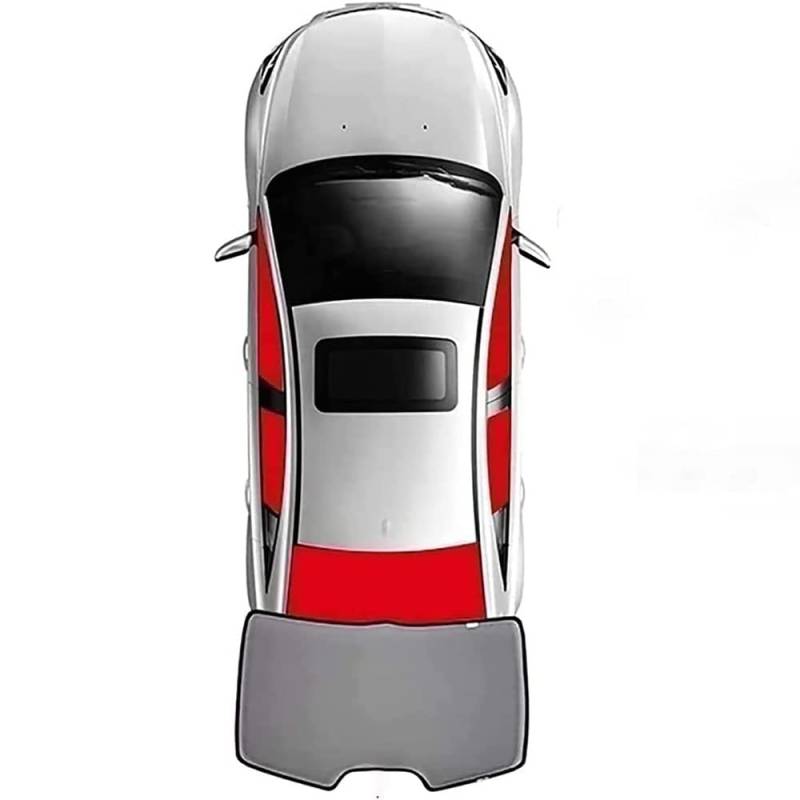 Auto Seitenscheibe Sonnenschutz Kompatibel mit für Skoda Rapid Spaceback Uv-Schutz, C-Tail Window von UPIKIT