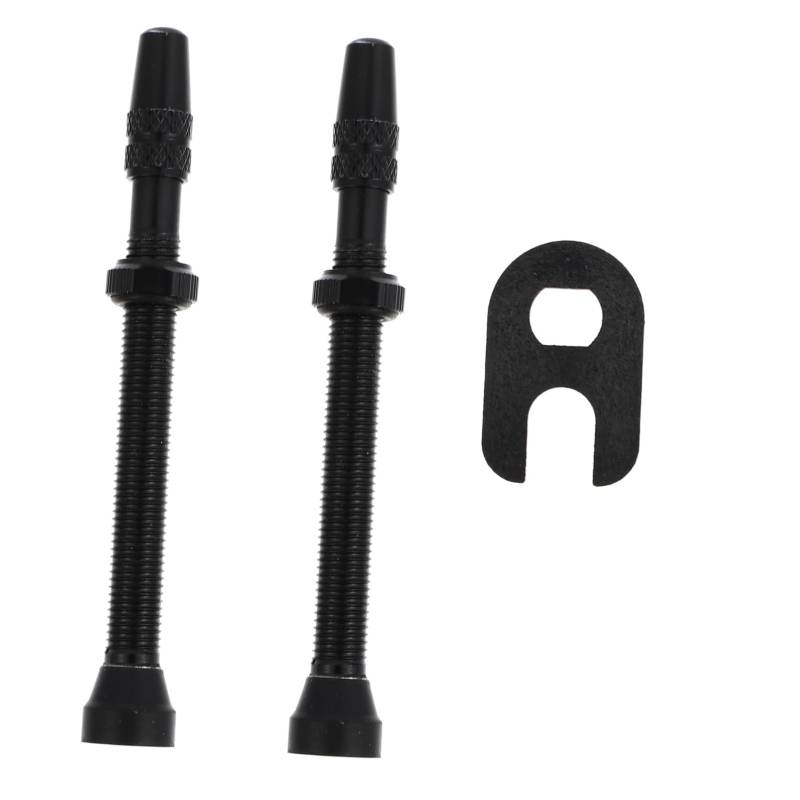 UPKOCH 1 Satz Ventil Reifenluft Fahrradreifenstiele Radstamm Reifenstamm Stängel Kappen Aluminiumschaft Aluminiumlegierung Black von UPKOCH