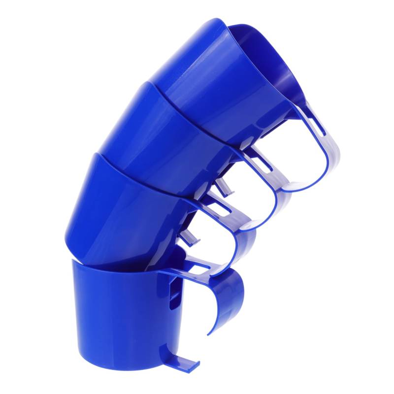 UPKOCH 4 Stück Pool Getränke Halter Getränkehalter Becherhalter für Getränke Tassenhalter Poolbecherhalter aus Kunststoff Pool-Becherregal Plastik Blue Wiederverwendbar von UPKOCH