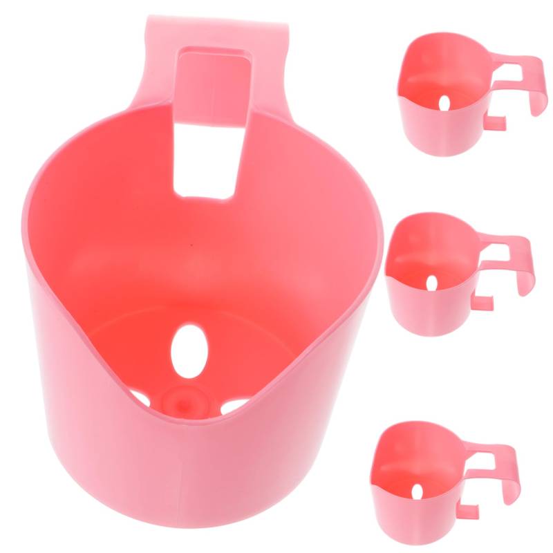 UPKOCH 4 Stück Pool Getränke Halter Poolbecherhalter Getränkehalter Becherhalter Für Getränke Tassenhalter Pool-becherregal Trinkhalter Rosa Plastik Wiederverwendbar von UPKOCH