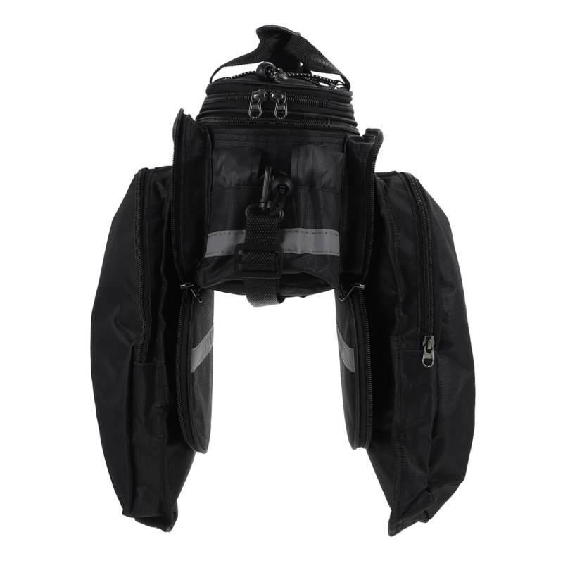 UPKOCH Mountain Bike Packtasche Fahrradtasche für Gepäckträger Fahrradtaschen für Fahrradheckträger Rückentasche Gepäckträgertaschen für Fahrräder Fahrradträger Kofferraumtasche Schwarz von UPKOCH