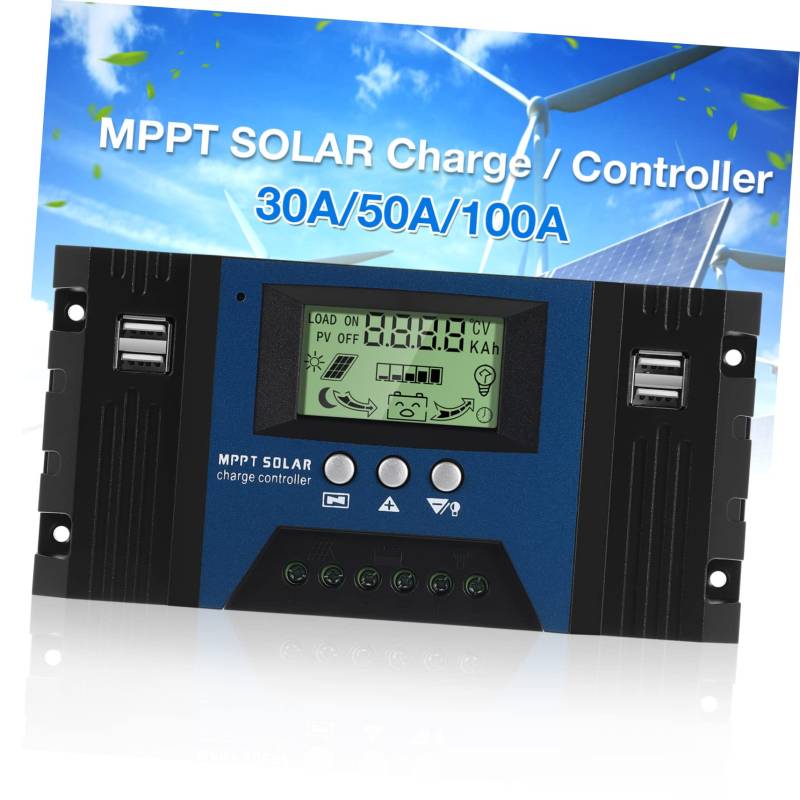 UPKOCH Solarregler Ladegeräte Panel Controller Solarpanel Kleiner Solarstromregler Solarladeregler 30A Solarladeregler 12V Solarsystem Controller Solarregler von UPKOCH