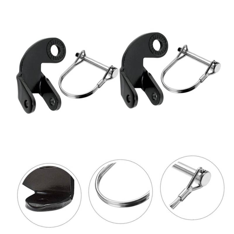 UPKOCH Zubehör für Fahrradanhänger Kupplungskupplung robuste Anhängerkupplung Anhang Babyradanhänger Anhängerkupplungsbefestigung Adapter für Anhängerkupplung Hinterachskupplung Schwarz von UPKOCH
