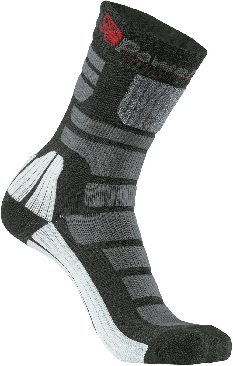U-Power AIR Socken, lässige Arbeitskleidung, bequem, atmungsaktiv, schweißabweisend, gepolsterter Fuß, mit Stretch-Unterstützung, zum Laufen, Gehen, Training - Black Carbon L von U Power