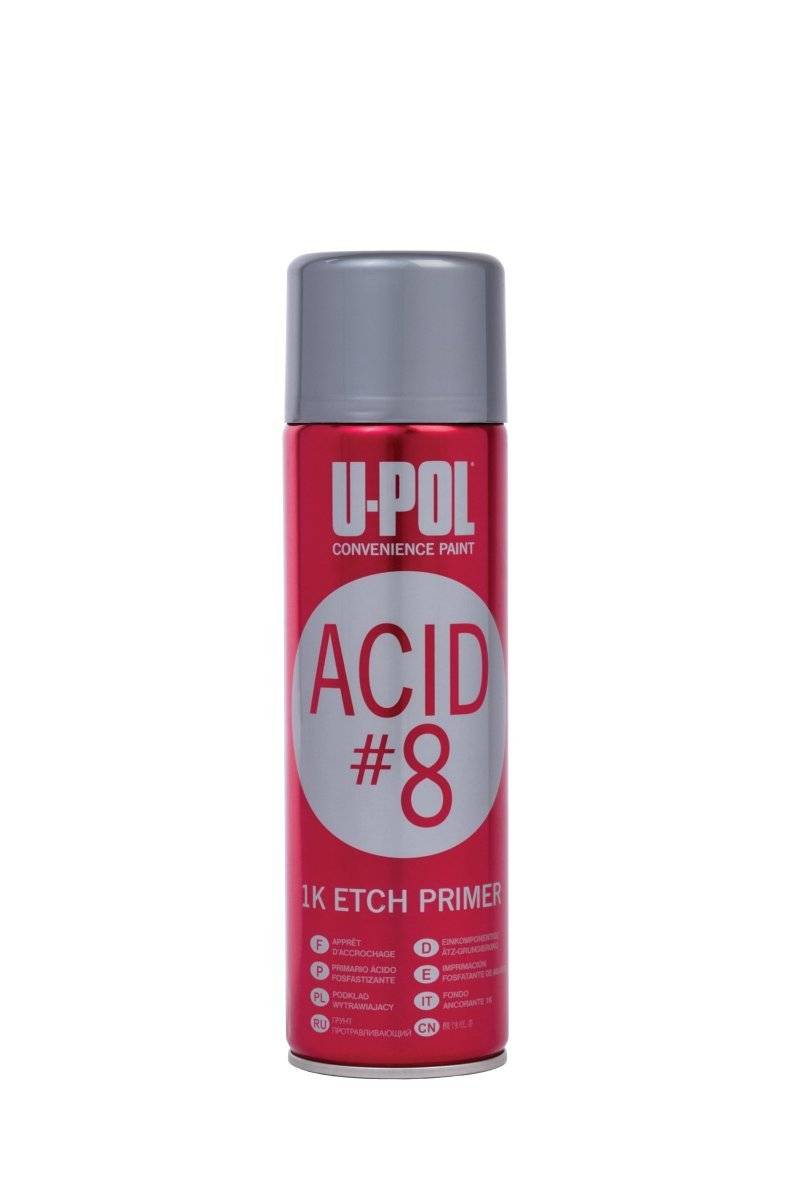 U-POL Etch Primer Spray | ACID8 | 450ml (ACID/AL) | Grundierung von U-POL