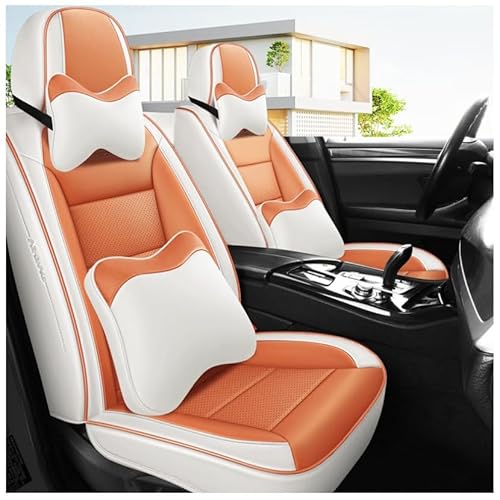 UQABS Auto Sitzbezüge Sets,für BMW M4 G83 M5 E39 M5 E60 M5 F10 M5 F90 M8 Gran Coupe F93,Universal Autositzbezüge、Airbag kompatibel-Orange UQABS Auto Sitzbezüge Sets,für BMW M4 G83 M5 E39 M5 E60 M5 F10 M5 F90 M8 Gran Coupe F93,Universal Autositzbezüge、Airbag kompatibel-Orange von UQABS