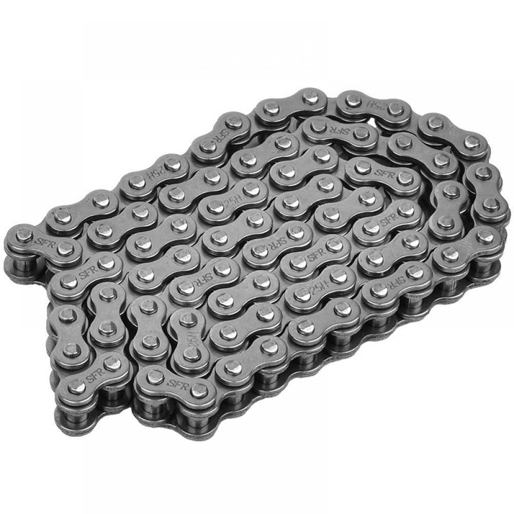 25H-98L Motorrad-Rollenkette Kompatibel mit Kurbelwellen-Nockensteuerung, kompatibel mit S SP100 DR100 1983–1990, ALT125 DR125 1982–1984, leise 25H-98L Motorrad-Rollenkette Kompatibel mit Kurbelwellen-Nockensteuerung, kompatibel mit S SP100 DR100 1983–1990, ALT125 DR125 1982–1984, leise von UQXJK