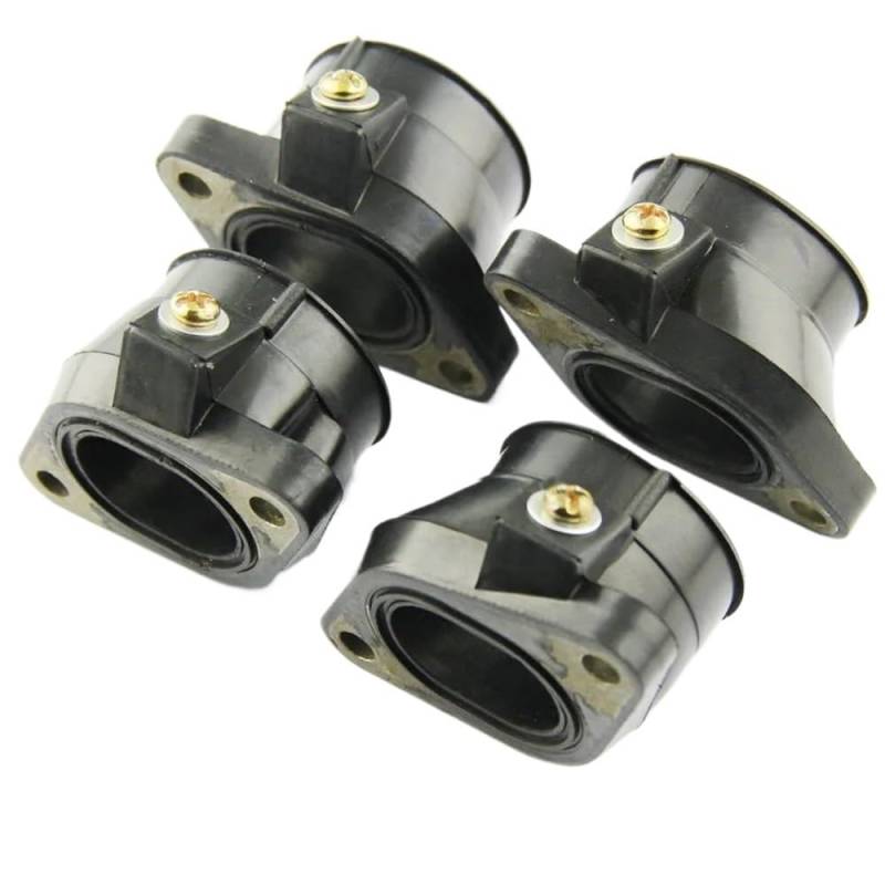 4-teiliges Vergaser-Ansaugkrümmer-Set, kompatibel mit Modellen wie FZR250 FZR250R 3LN1358600 von UQXJK