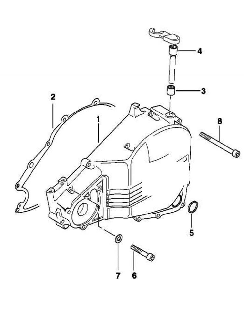 Motorrad Motor Linke Kurbelgehäuse Kupplungsdeckel Dichtung Kompatibel Mit F650 FUNDURO 1993-1999 F650GS CS G650X Motorrad Motor Linke Kurbelgehäuse Kupplungsdeckel Dichtung Kompatibel Mit F650 FUNDURO 1993-1999 F650GS CS G650X von UQXJK