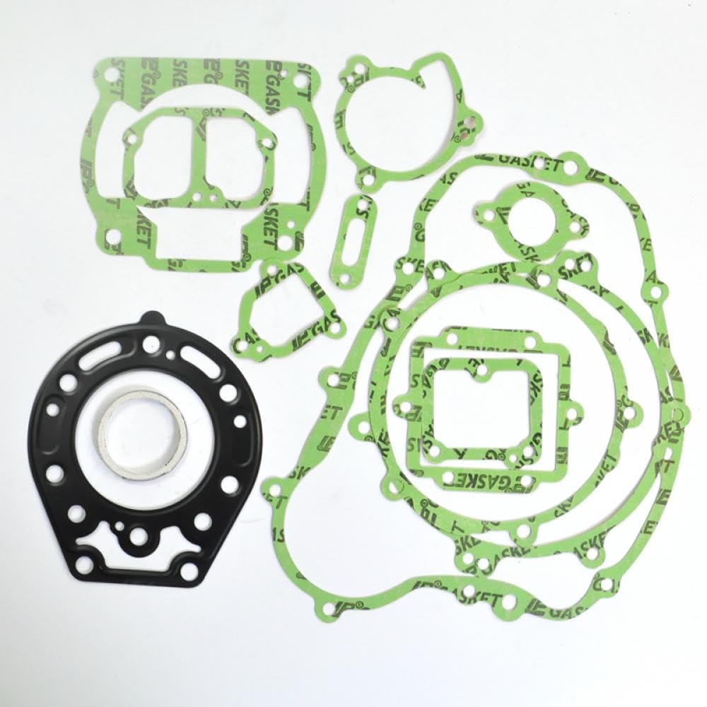 Motorrad-Zylinder-Kurbelgehäuse-Kupplungsdeckel-Dichtungssatz, kompatibel mit KDX200 H1 H11 H6F KDX 200 1995 bis 2006 Motorrad-Zylinder-Kurbelgehäuse-Kupplungsdeckel-Dichtungssatz, kompatibel mit KDX200 H1 H11 H6F KDX 200 1995 bis 2006 von UQXJK