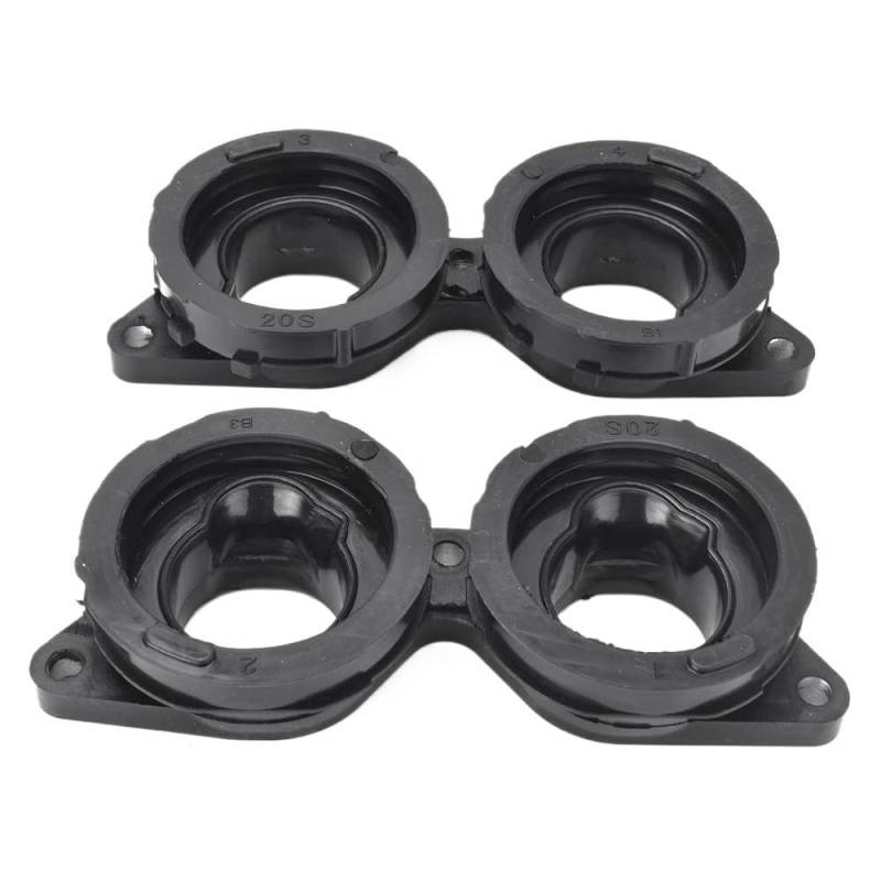 Vergaser-Schnittstellenadapter, Ansaugkrümmer, kompatibel mit FZ6 FZ6R 2009–2017-Modellen, Teilenummer 20S-13586-00, 20S-13596-00 von UQXJK