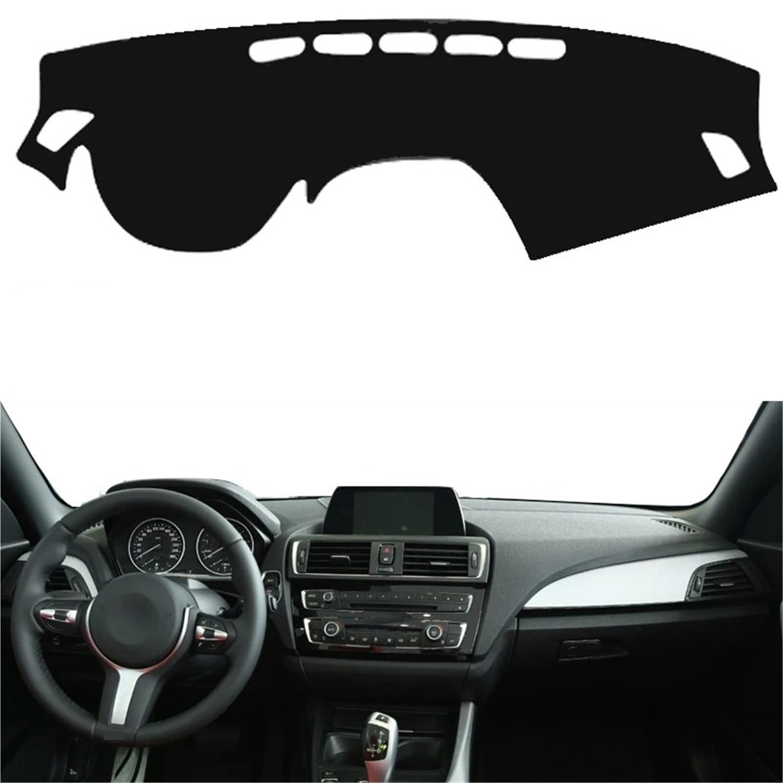 Armaturenbrett Sonnenschutz Teppich Für 2er F22 F23 F45 F46 2014 2015 2016 2017 2018 Auto Armaturenbrettabdeckung Armaturenbrettmatte Teppichumhang Autoschutz Sonnenschutz(Red LHD A) von URAGER