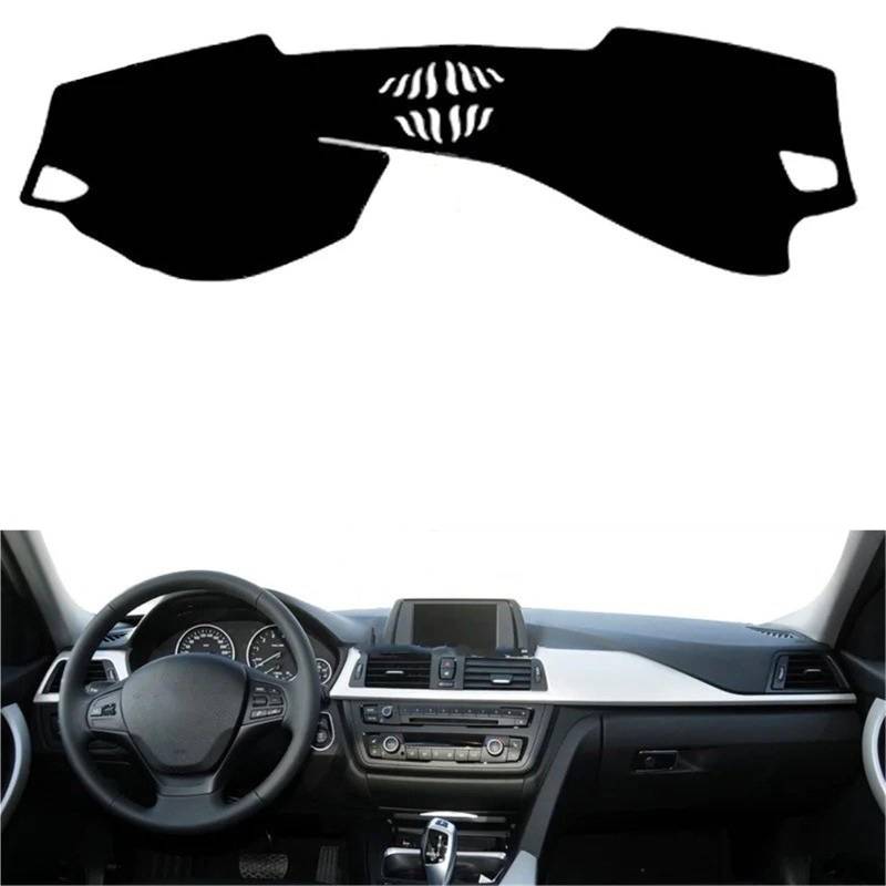 Armaturenbrett Sonnenschutz Teppich Für 3er (F30) 2012 2013 2014 2015 2016 2017 2018 Sonnenschutz Dashmat Kissen Auto Innere Armaturenbrettabdeckung Dashmatte Teppich(RHD No Audio Red) von URAGER