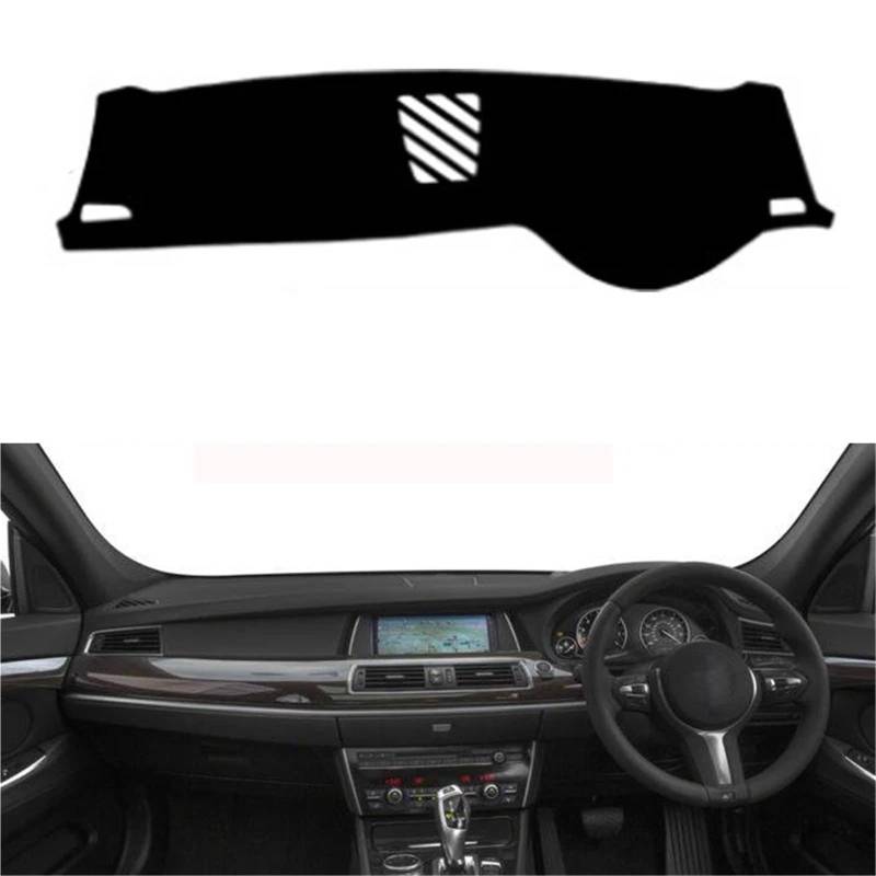 Armaturenbrett Sonnenschutz Teppich Für 5 Series GT F07 2010 2011 2012 2013 2014 2015 2016 2017 2018 2019 528i 535i 550i LHD RHD Auto Armaturenbrett Abdeckung Dash Matte Teppich Cape(Blue right-hand d von URAGER
