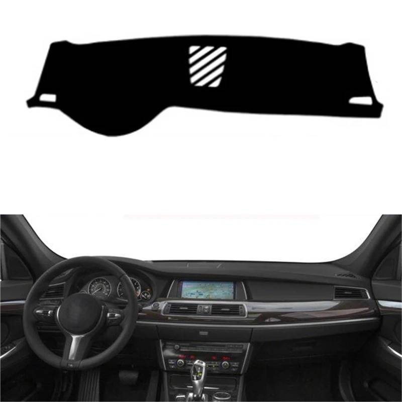 Armaturenbrett Sonnenschutz Teppich Für 5 Series GT F07 2010 2011 2012 2013 2014 2015 2016 2017 2018 2019 528i 535i 550i LHD RHD Auto Armaturenbrett Abdeckung Dash Matte Teppich Cape(Red left-hand dri von URAGER