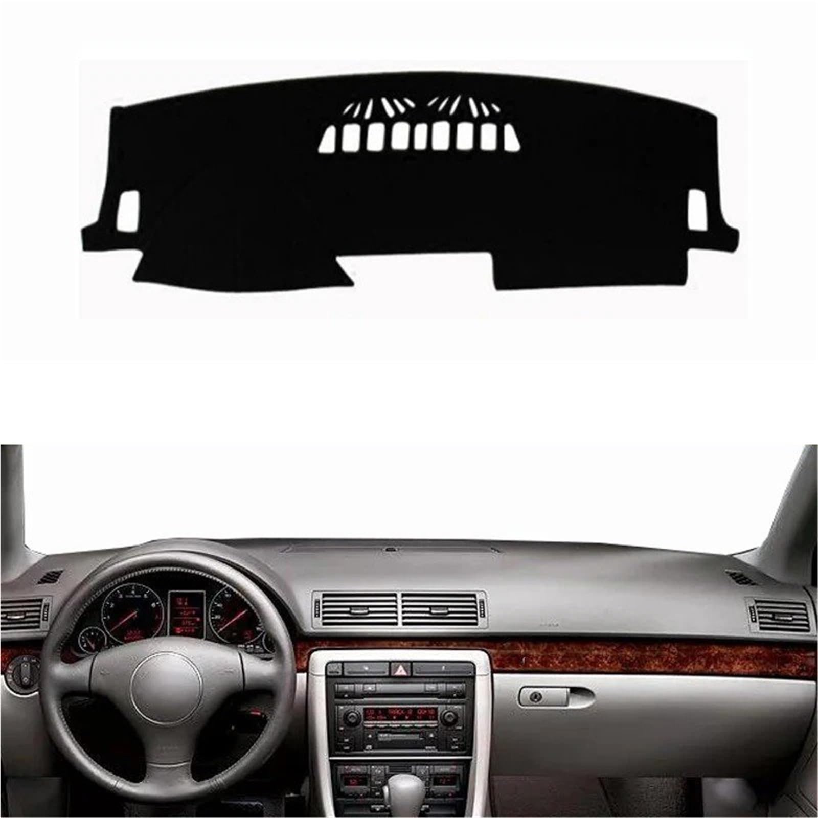Armaturenbrett Sonnenschutz Teppich Für A4 B6 B7 2002 2003 2004 2005 2006 2007 2008 LHD RHD Auto Armaturenbrett Abdeckung Dash Matte Teppich Teppich 2 Schichten Sonnenschirm Auto Cape(Blue LHD) von URAGER